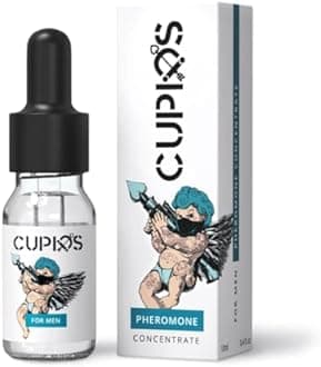 Cupids Pheromone Oil Perfume for Men Concentrate Drops 10ml - Infused with PheroPureVXN™, Original Pheromone Fragrance for Men