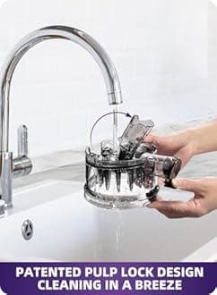 ACOQOOS Juicer Machines, Cold Press Juicer Whole Fruit and Vegetable with 5.3" Wider and Larger Feeding Chute (Capacity 1.8L), Easy to Clean Juicers with 2 Cups, Masticating Juicer White