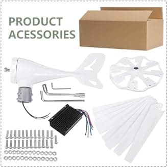 12000W Wind Turbine Generator Kit, 8 Blade Windmill, 12V-48V, Solar Wind Hybrid Controller, Household Small Windmill