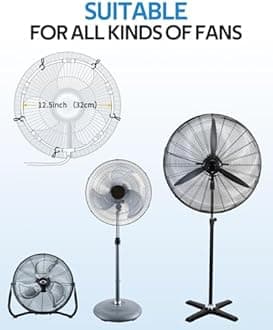 HOMENOTE Fan Misting Kit for a Cool Patio Breeze 19.36FT (5.9M) Misting Line &5 Removable Brass Nozzle & Galvanized Solid Brass Adapter, Connects to Any Outdoor Fan fan misters for cooling outdoor