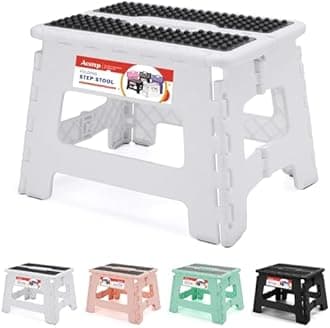 ACSTEP 9 inch Step Stool Dot White