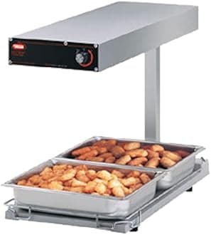 Glo-Ray Portable Food Warmer Heated base with light GRFFBL