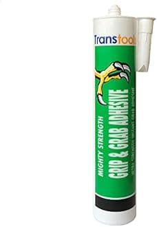 12 x Siroflex Grip and Grab Mighty Strength Adhesive White - 290ml