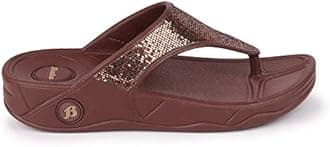 BATA Women's Slippers (Brown_5 UK)