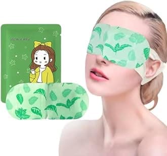 Heated Eye Mask, 100 Packs Masks for Dark Circles and Puffiness Dry Eyes Stress Relief Disposable Steam Mask, Works Better with Eye Cream, Portable for Beauty Personal Care - Unscented