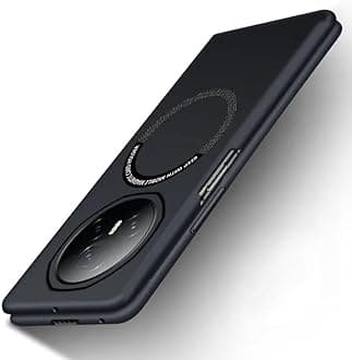 Compatible with Honor Magic V3 2024 Case, Matte Minimalist Phone Case [Compatible with Mag-safe],Ultra Thin Military Grade Drop Protection Rigid Phone Protective Case (Black)