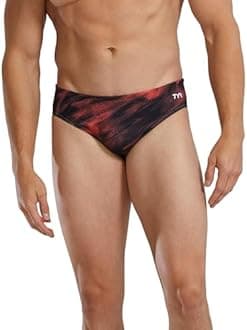 TYR Men's Durafast Elite Racer Brief Swimsuit