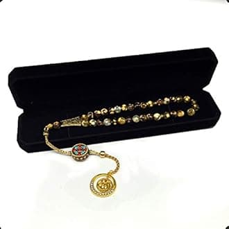 ALBATROSART -Elegance Collection- Prayer Beads-Tesbih-Tasbih-Tasbeeh-Misbaha-Masbaha-Subha-Sebha-Sibha-Rosary (FIRE Agate Stone (8mm -33 Beads))