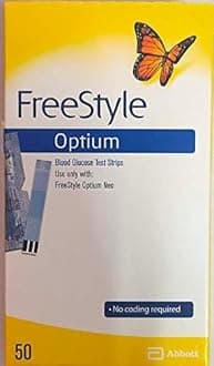 Abbott Freestyle optium 50 Glucometer Strips