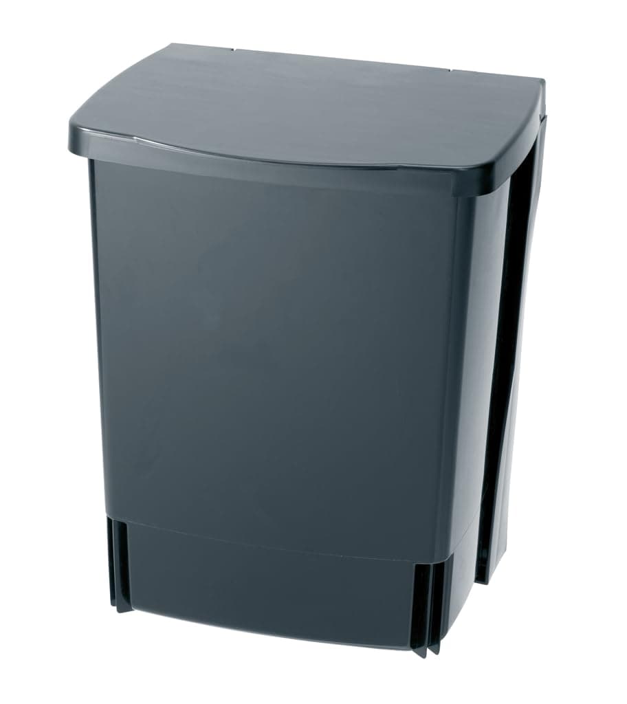 Brabantia Built-in 10L Inside Cupboard Bin (Black) Removable Inner Bucket, Ea...