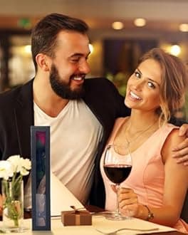 Rose Flowers Gifts for Women: Birthday Valentines Day Christmas Anniversary Mother's Day Wedding Gift for Mom Girlfriend Wife Grandma Preserved Flowers for Her