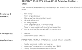 Dow 3145 RTV Mil-A-46146 Adhesive Sealant, Clear, 90ml Tube Silicone by Laoneer (2-Pack)