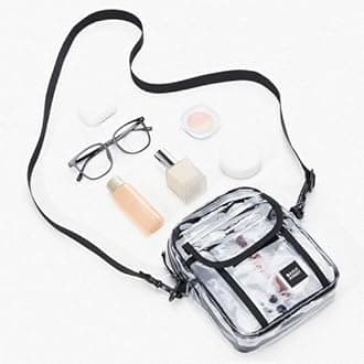 PAUBACK Crossbody Bag for Mens,Travel Passport Wallet Bag for Men for Cell Phone, Small Neck Pouch Side Shoulder Bag for Men