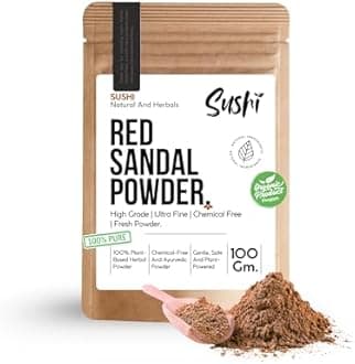 Sushi Red Sandalwood Powder | 100% Pure & Organic | Natural Skin Brightening ...