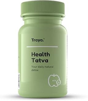 Traya Health Tatva Immunity Booster Tablet for Stress Relief & Metabolism Boost, Plant-based Ayurvedic Tablets, Contains Pippali, Ajwain & Sonth (60 Tablet)