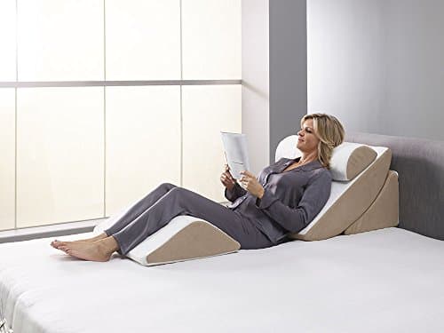 Relax The Back Outlast Fiber Adjustable Bed Wedge Set with Memory Foam