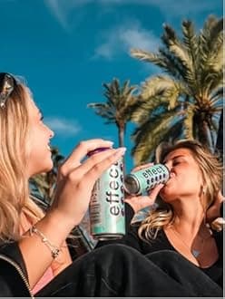 effect Energy Drink | Caffeinated Soft Drink with Vitamin B | Fruity & Fresh | GRAPE MINT Flavour | 250 ml x 4 Cans