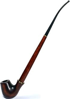 13.2" Pipe Churchwarden | Pipes - (33cm) Handmade Wooden Pipe Souvenir, Present, Gift for a man