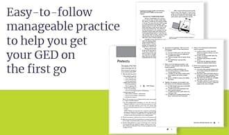 GED Test Prep Plus 2024-2025: Includes a Diagnostic Pretest, 2 Full Length Practice Tests, 1000+ Practice Questions, and 60+ Online Videos (Kaplan Test Prep)