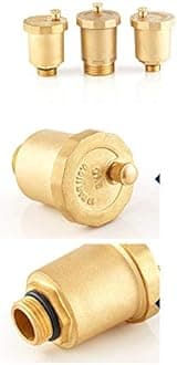 POWERTOOL Automatic Air Valve, 1pcs Brass Air Vent Valve Quick Exhaust Air Control Valve(DN25 1")