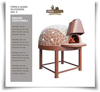 Professional Pizza Wood/Gas Neapolitan Oven (Diameter 150 cm)