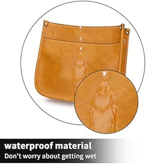 HKCLUF Crossbody Bags for Women Trendy Vegan Leather Hobo Handbags With 2PCS Adjustable Guitar Strap Shoulder Bucket Bags