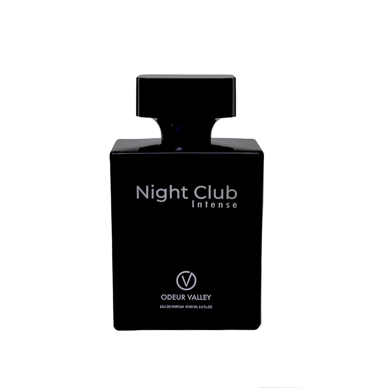 Generic ODEUR VALLEY Night Club Intense Eau de perfume for men, 100ml, Long lasting fragrance, Lemon fresh fruit and woody, High concentrated parfum fragrance made in France