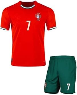 GenericPortugall New Football Team Jersey Set 2025 for Kids and Men and Boys