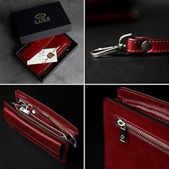 Time Resistance Lederclutch fr Herren - Herren Handtasche - Ledertasche Herren - Edles Portmonee - Umhngetasche Herren - Clutch aus Leder