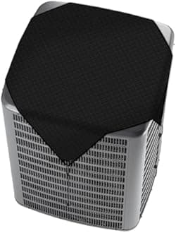 Windscreen4less Outdoor A/C Unit Waterproof Cover for Outside Air Conditioner AC Compressor Condenser 32''x32'' Keep Out Leaves Breathable for Winter