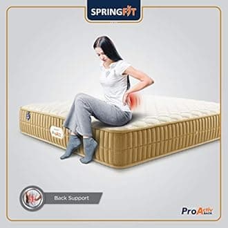 Springfit Back Orthopedic Mattress with Reactive & HR Foam | 5 Inches King Size (84x72x5) | Firm | CertiPUR-US & Certiguard Technology