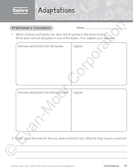 Science Lessons and Investigations, Grade 3 Teacher Resource