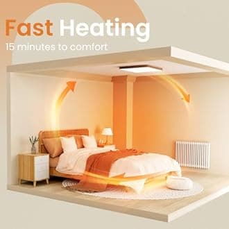 Heilmetz Column Radiator Horizontal Double, 600x605mm Central Heating Radiator Traditional Cast Iron Style 2 Column Radiators White