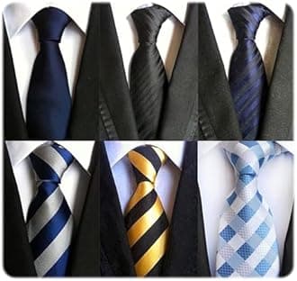 WeiShang Classic Men's Silk Tie Necktie Woven JACQUARD Neck Ties