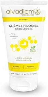 ALVADIEM PHILOMIEL Cream with Organic Acacia Honey – For Dry Feet – Made in France