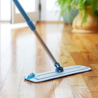 E-Cloth Deep Clean Mop Head, Microfiber Mop Head Replacement for Floor Cleaning, Great for Hardwood, Laminate, Tile and Stone Flooring, Washable and Reusable, 100 Wash Guarantee, 2 Pack