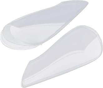 1 Pair Headlight Lens Cover for Porsche Cayenne 2008 2009 2010, Headlamp Lens Cover Transparents Shell