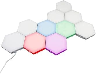 Bright Autism Tap-Tap Touch Sensory Lights – Dimmable Room Lighting for Therapeutic & Educational Play. Visual & Tactile Soothing LED Stimulation. Perfect Addition to Your Child's Bedroom (10pcs)