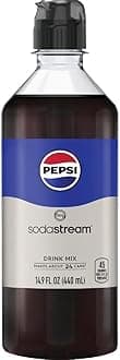 Sodastream Pepsi Syrup - 440 ml, 6 Pack, Cola Flavor