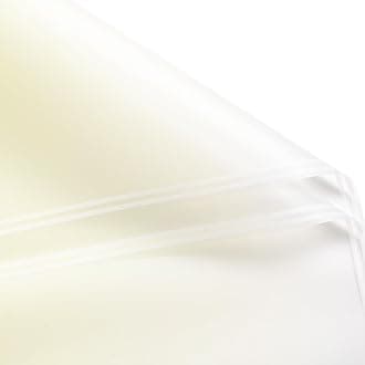 RUSPEPA 20 Sheets Flower Wrapping Paper - Light Yellow Gradient Color Plastic Packaging - Waterproof Floral Bouquet Wrapping Paper - Florist Supplies Packaging for Birthday, Wedding, DIY Crafts