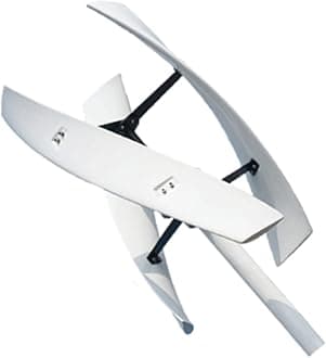 Vertical Axis Wind Turbine Generator+MPPT Controller,10000W 24V 48V 220V 3 Blades Vertical Magnetic Levitation Upright Wind Generator for Home Use (220V)