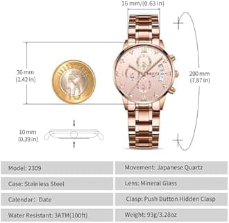 NIBOSI Women's Watch Analog Quartz Diamond Dial Wrist Watch for Ladies Luxury Silver Strap Dress Watch Girl Jewelry Bracelet