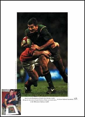 Joost van der Westhuizen signed limited edition print