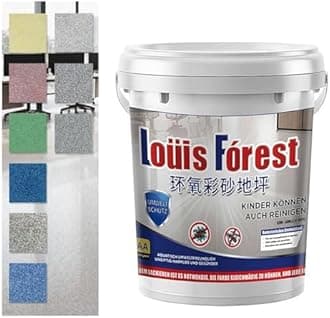 High-Gloss Marble Effect Epoxy Floor Coating, Quick Dry Waterproof Floor Paint Imitation Marble Paint, Epoxy Floor Paint, Garage Floor Paint, Asphalt Paint, Water-Based Epoxy Floor Paint (Colorful)