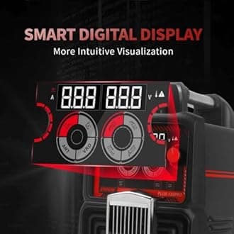 135A 110V MIG Welder,Flux Core Welder with Flux MIG/Lift TIG/Stick 3-in-1 IGBT Inverter LED Digital Display Welder with Thermal Protection,Hot Start,Adjustable Arc Force,VRD,and Anti-Stick
