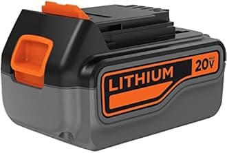 BLACK+DECKER 20V MAX Pole Saw, 8-Inch with Extra 4-Ah Lithium Ion Battery Pack (LPP120 & LB2X4020)