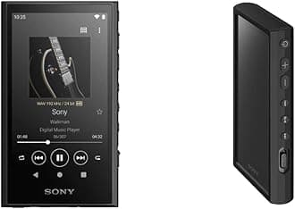 Sony Walkman CKM-NWA300BC NW-A306 Black and Genuine Sony Walkman Accessory Set, Exclusively for NW-A300 Series, Silicone Case, Black, for Buyers of the WalkmanSony Walkman CKM-NWA300BC NW-A306 Black +