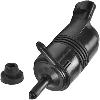 Front Windshield Washer Pump w/Grommet Replacement for Chevy GMC Buick Pontiac Isuzu Replaces # 385-232316A, 22127652, 22127653, 89025062, 89001122