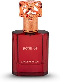 Rose 01 - Luxury Products From Dubai - Long Lasting, Addictive Personal EDP Spray Fragrance - Seductive Signature Aroma - 1.7 Oz