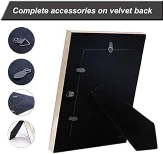 Meetart 4x6 2 Pack Mirror Photo Frames Sets for Wall Pictures Decor or Table Stand